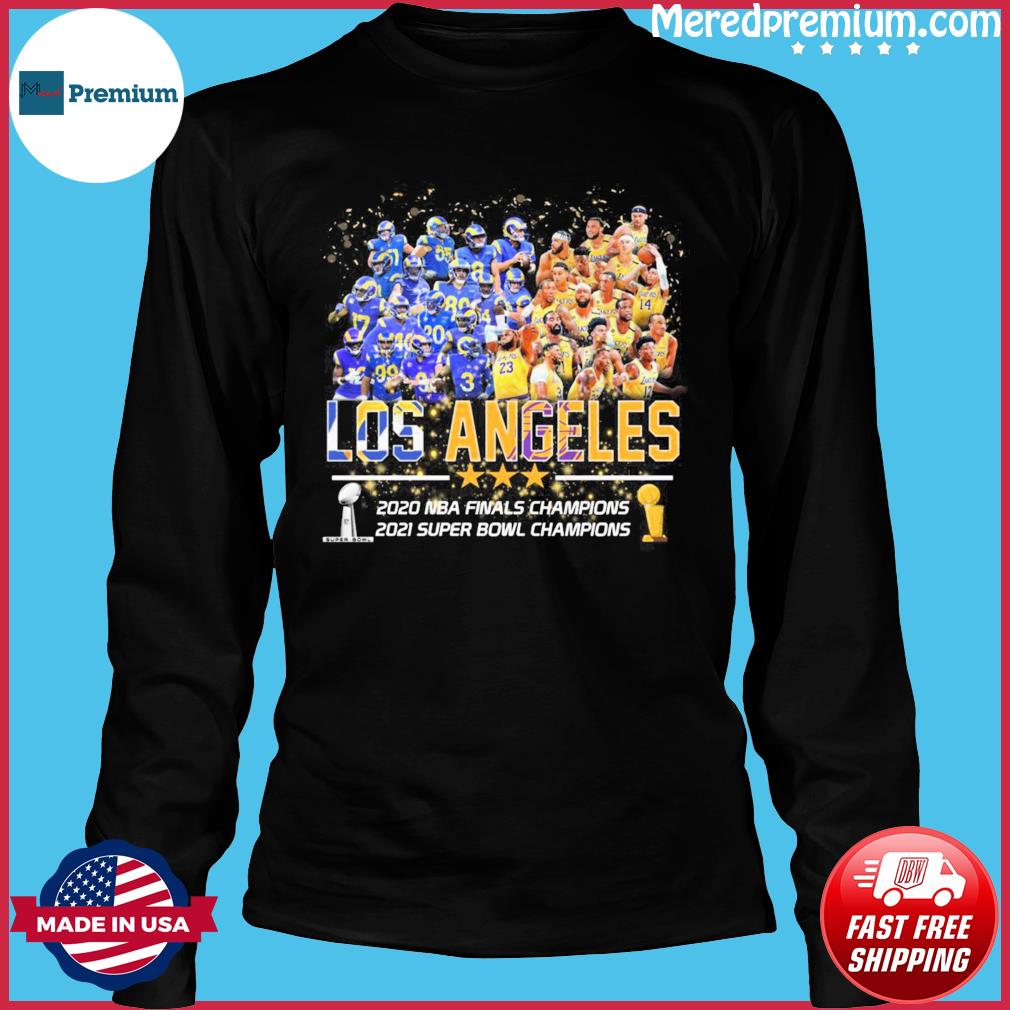 Los Angeles Lakers And Los Angeles Rams Teams Champions Shirt, hoodie,  sweater, long sleeve and tank top