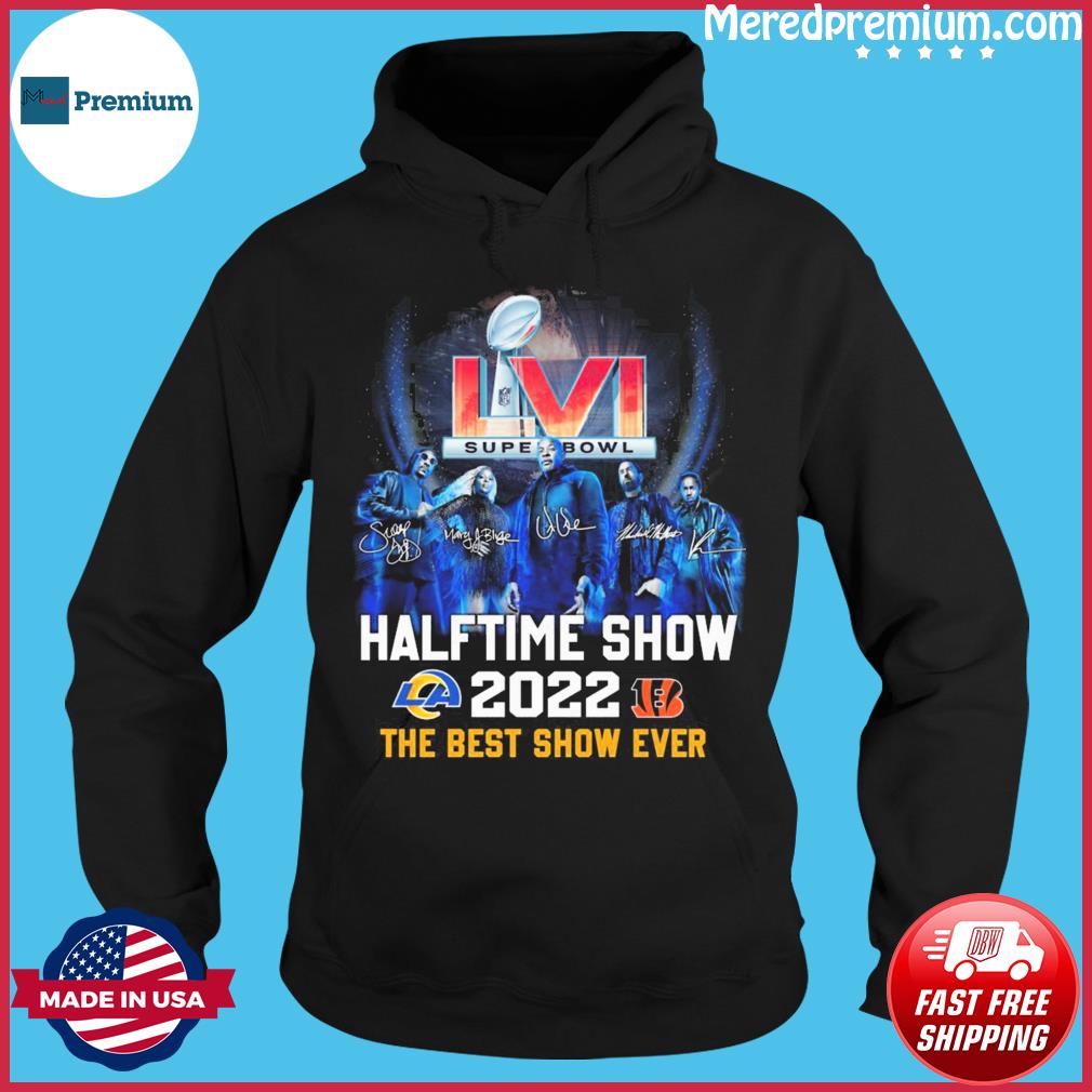 Premium super bowl lvi 2022 halftime show singer signatures shirt