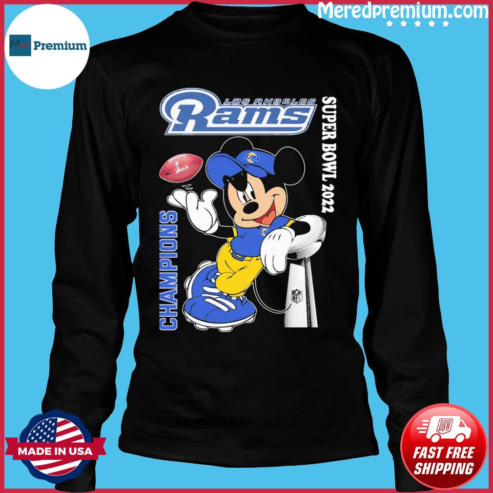 Mickey Mouse Los Angeles Rams Super Bowl 2022 Champions Shirt, hoodie,  sweater, long sleeve and tank top