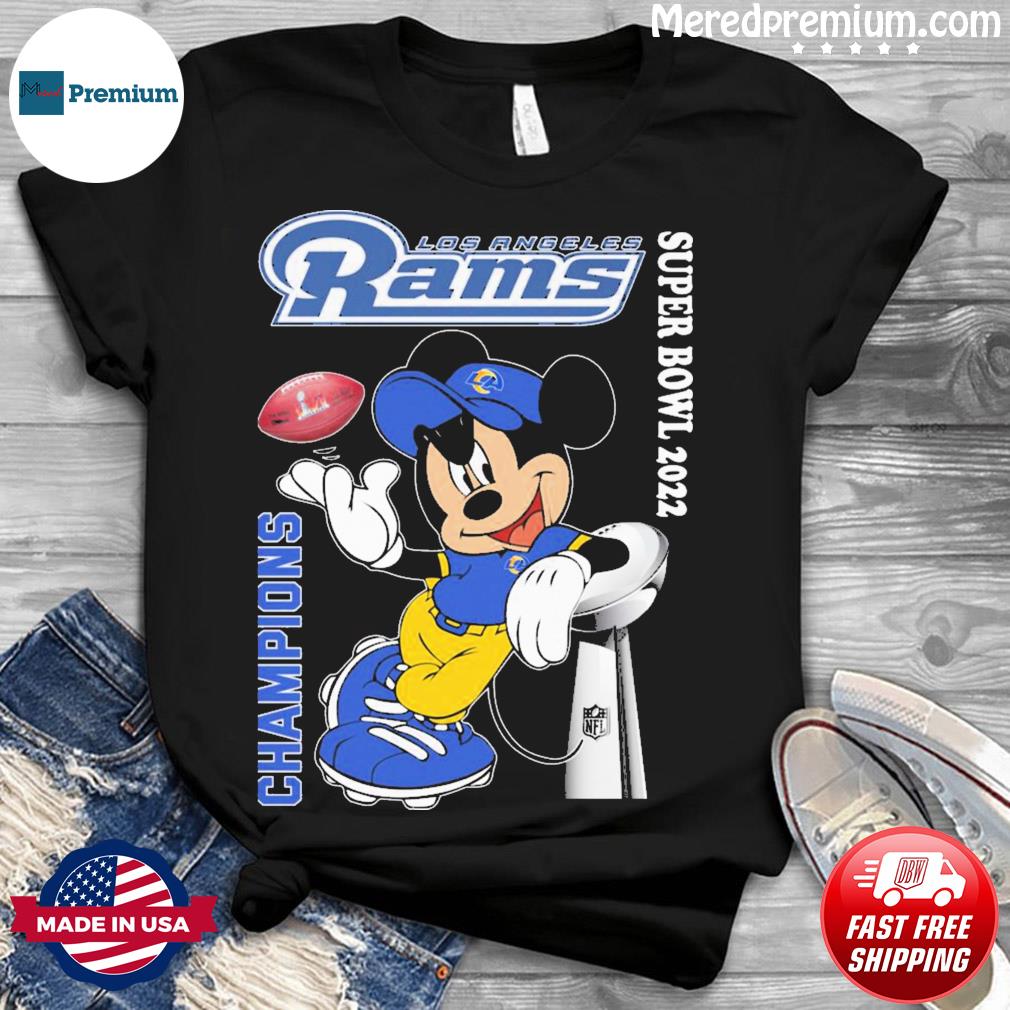 Premium mickey mouse Los Angeles Rams Super Bowl 2022 Champions Shirt,  hoodie, sweater, long sleeve and tank top