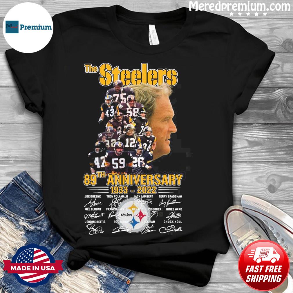 Pittsburgh Steelers 89th anniversary 1933-2022 t-shirt |