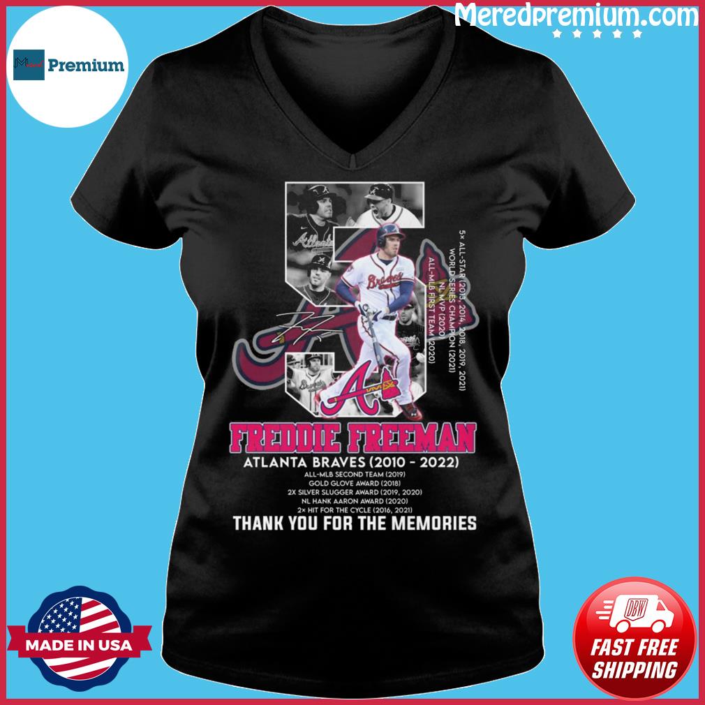 05 Freddie Freeman Atlanta Braves 2010-2022 12 Season Signatures