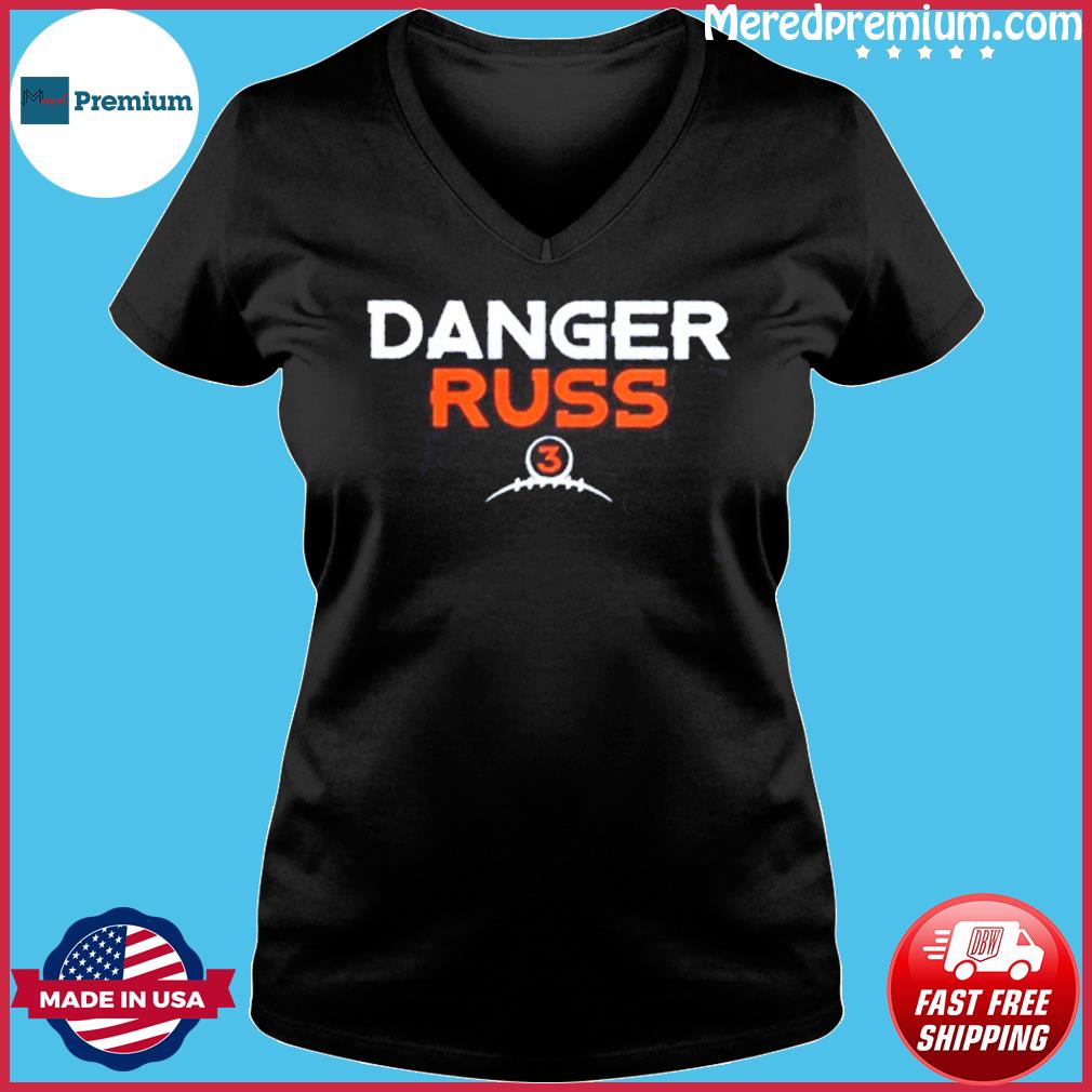 Russell Wilson Denver Broncos Danger Russ 3 T Shirt