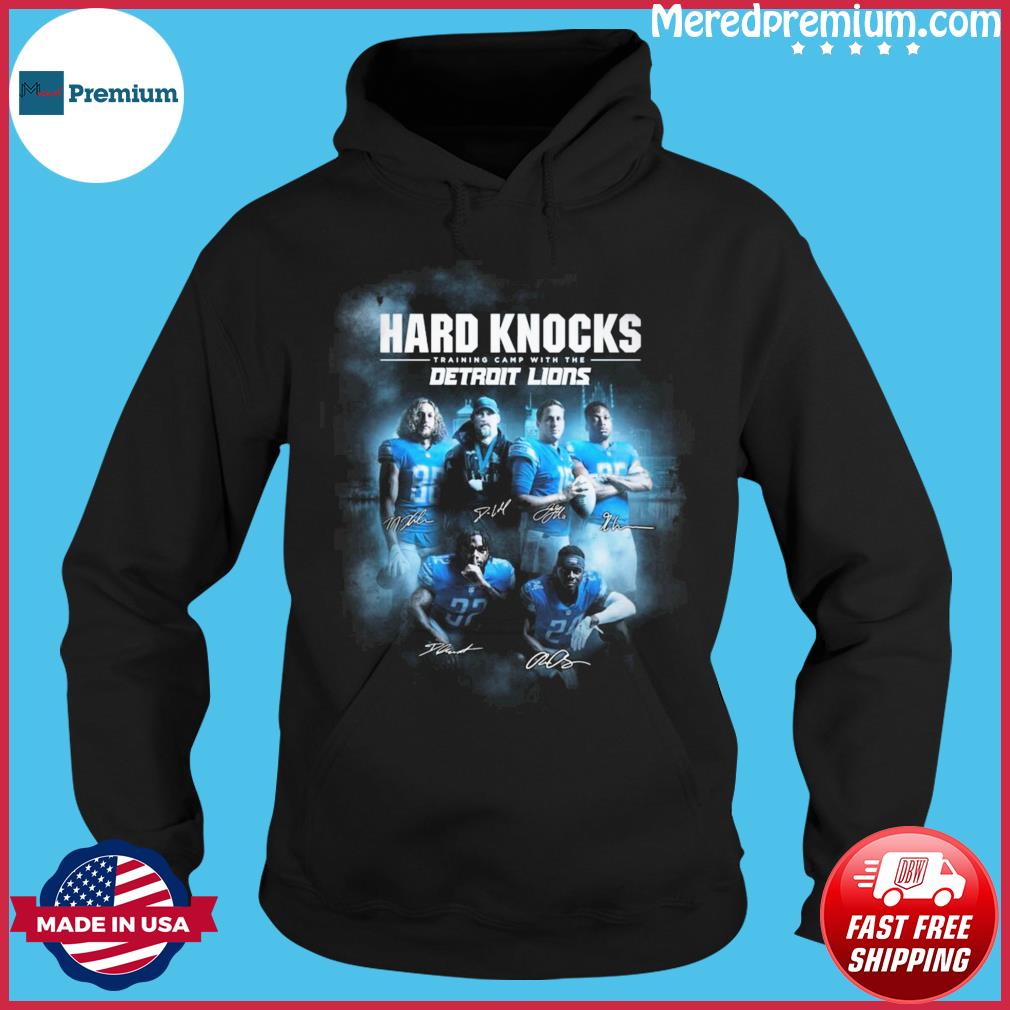 Hard Knocks training camp with the Detroit Lions signatures shirt