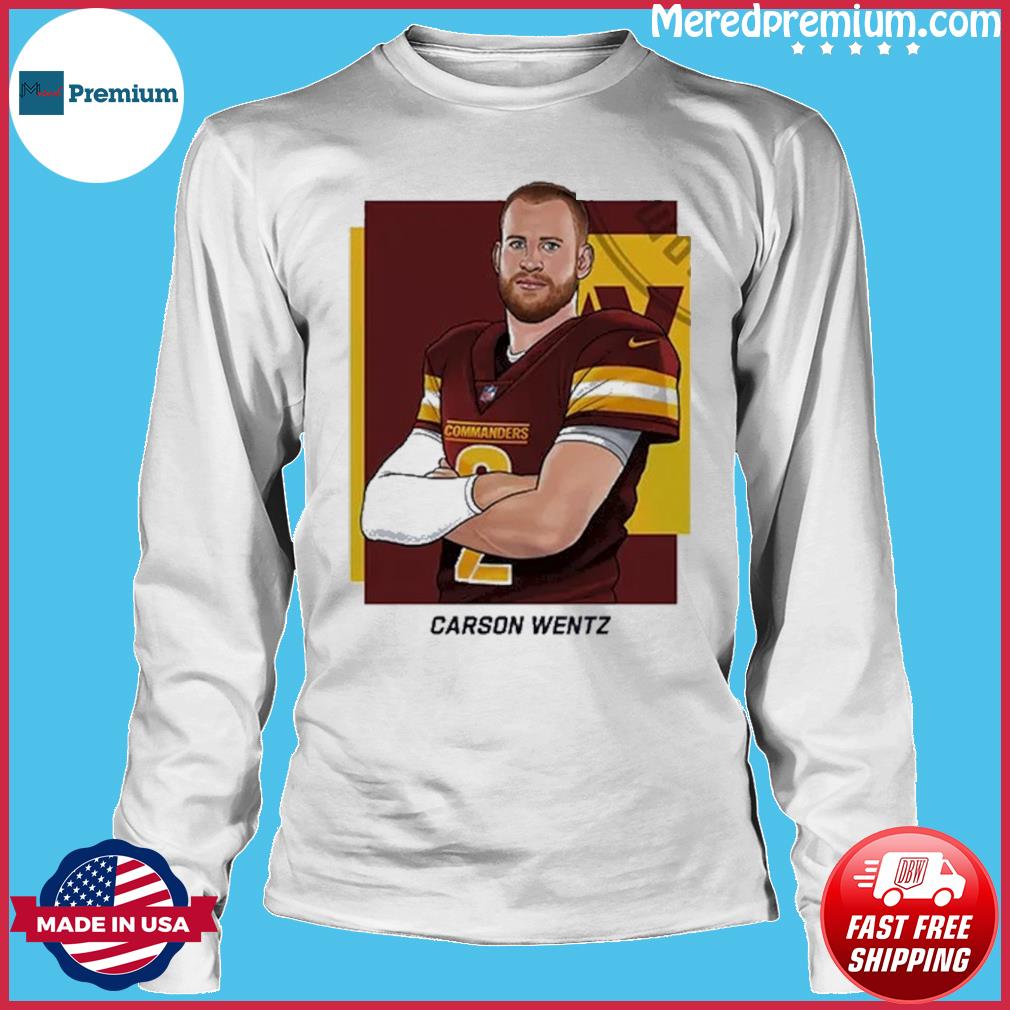 Commander Carson Wentz Washington Commanders T-shirt - REVER LAVIE