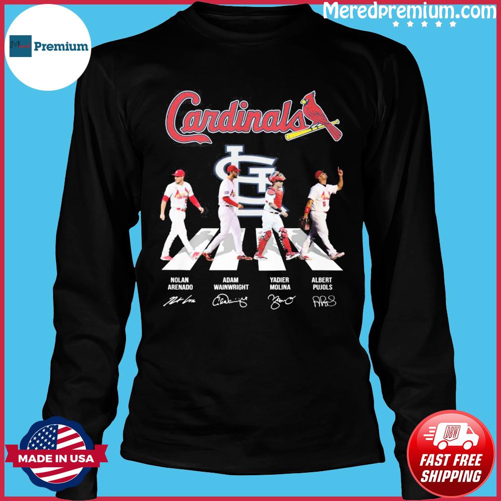 St. Louis Cardinals Baseball Team Signatures T-Shirt - TeeNavi