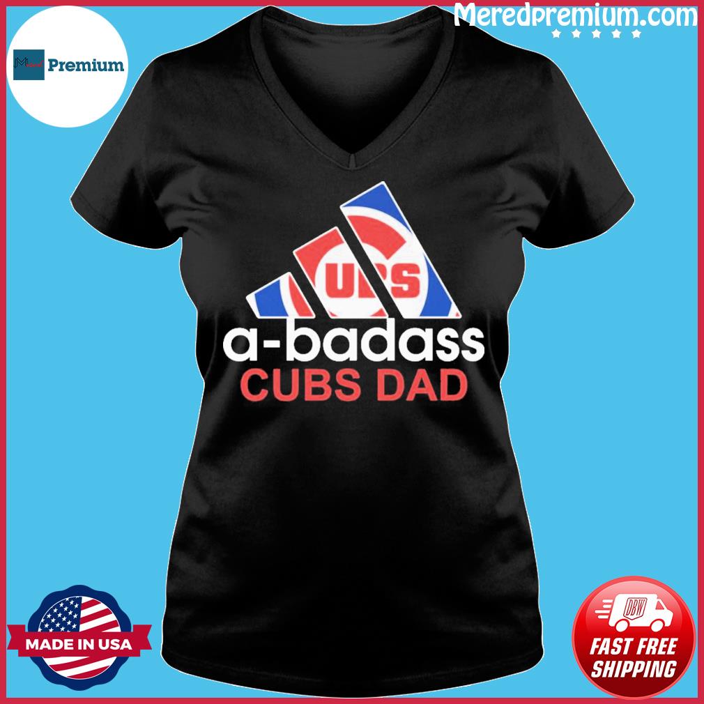 Adidas Chicago Cubs a-badass Cubs Dad logo shirt, hoodie, sweater, long  sleeve and tank top