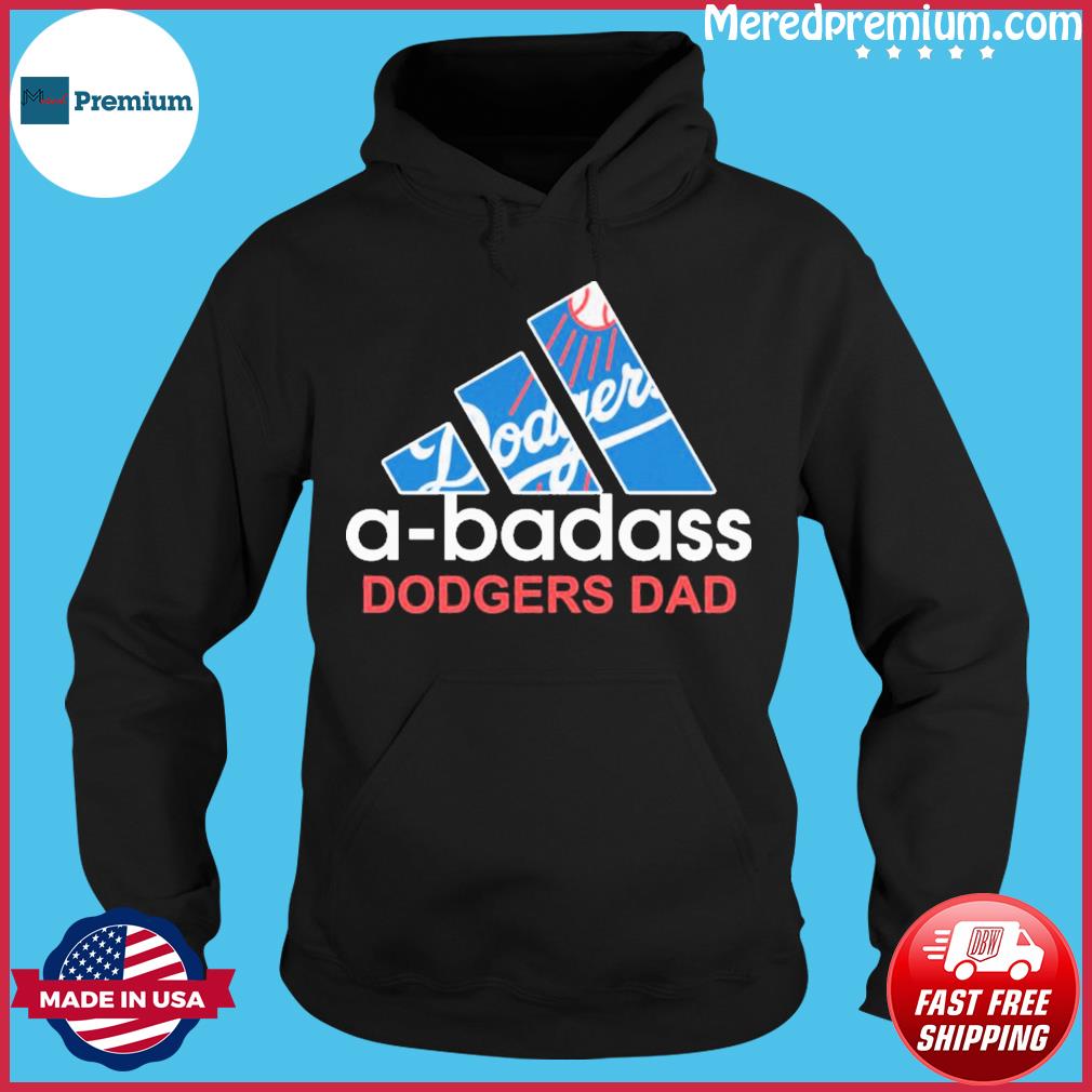 Adidas Los Angeles Dodgers A-badass Dodgers Dad Shirt - Crapytee