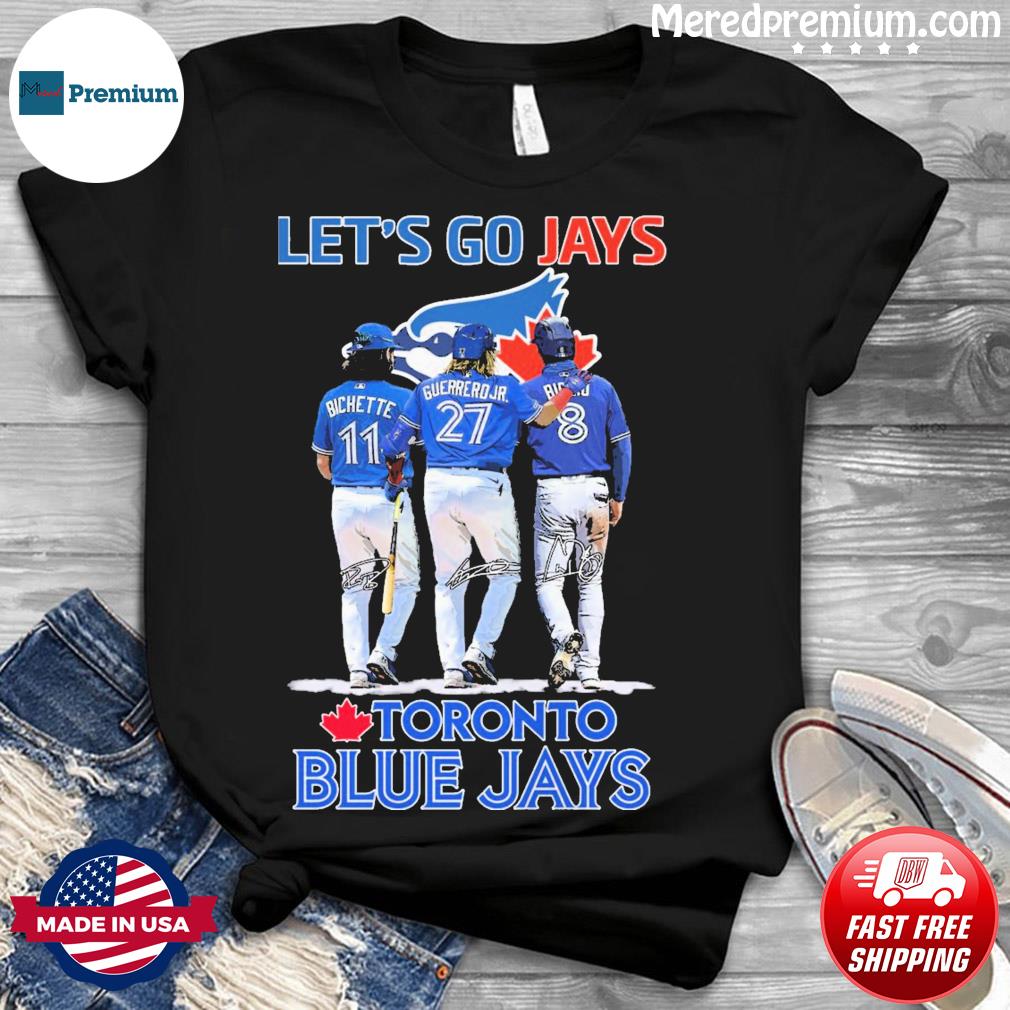 Toronto Blue Jays Guerrero Jr 27 vintage signature shirt, hoodie, sweater,  long sleeve and tank top