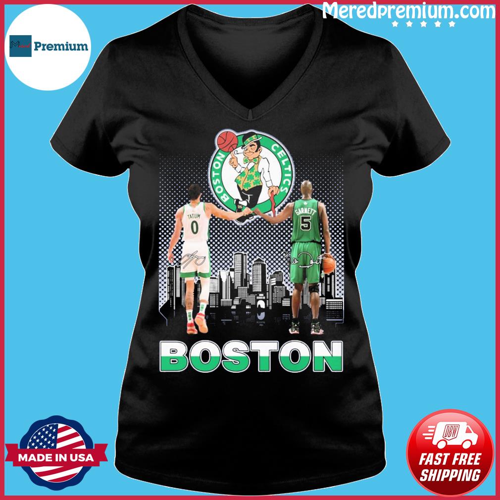 Boston celtics tatum jersey kevin garnett city signatures Shirt, hoodie,  longsleeve, sweatshirt, v-neck tee