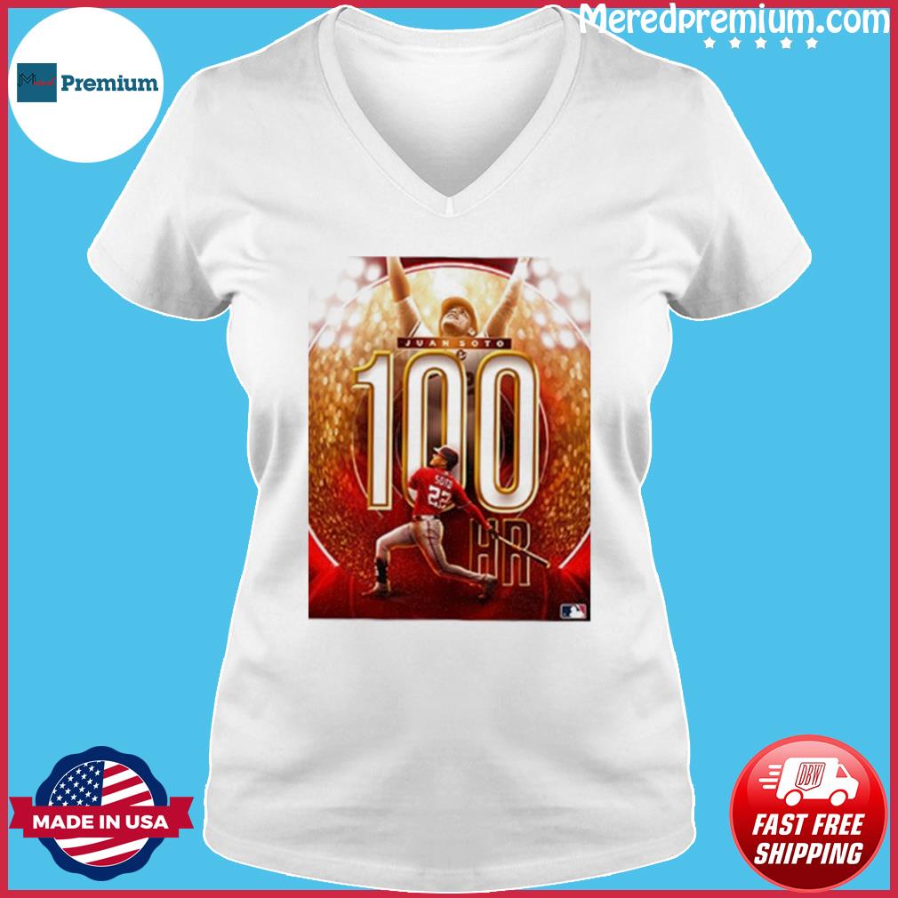 Congratulations Juan Soto On 100 Goals MLB T-Shirt - REVER LAVIE