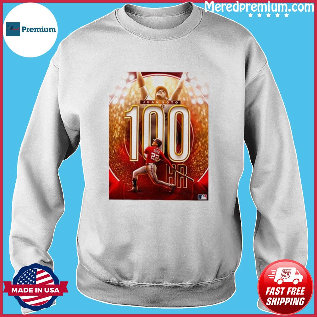 Congratulations Juan Soto On 100 Goals MLB T-Shirt - REVER LAVIE