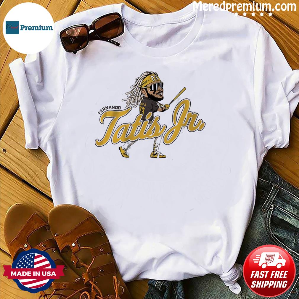 Fernando Tatis Jr. San Diego Padres baseball player cartoon caricature  shirt, hoodie, sweater, long sleeve and tank top