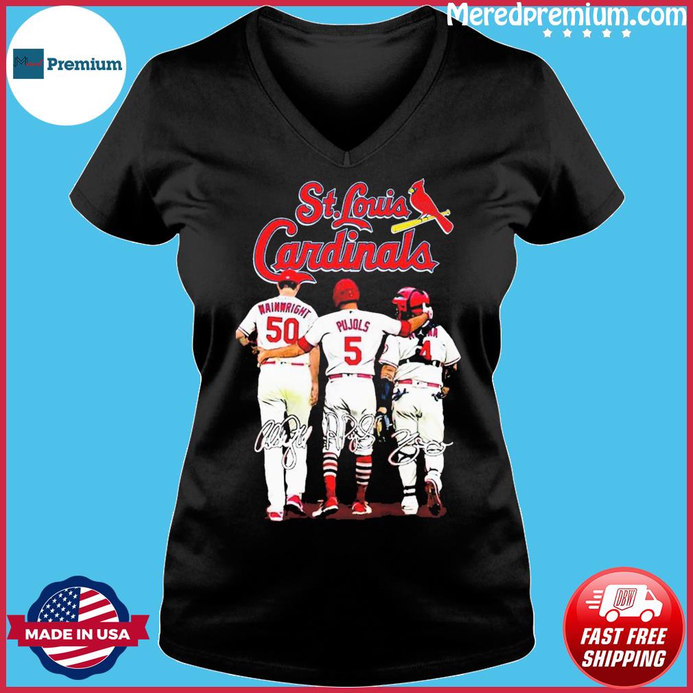 Cardinals Baseball 2022 Farewell Tour Adam Wainwright Albert Pujols And  Yadier Molina Signatures Shirt, hoodie, sweater, long sleeve and tank top