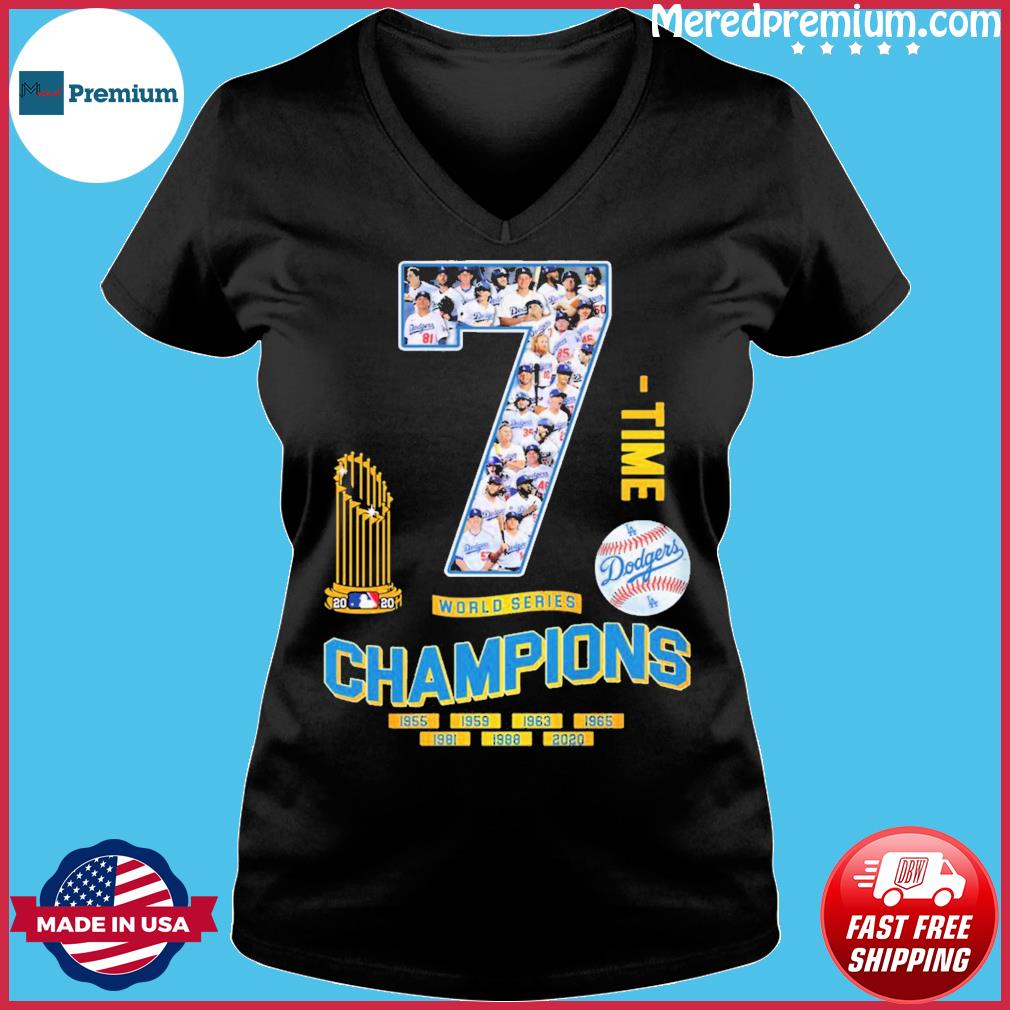 Los Angeles Dodgers 7 time world series Champions 1955 2020 shirt, hoodie,  sweater, long sleeve and tank top