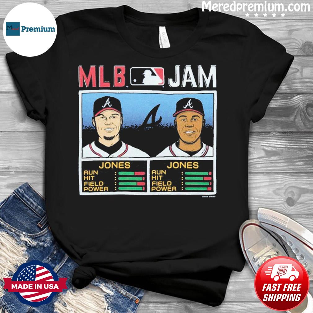 MLB Jam Braves McGriff and Justice shirt, hoodie, sweater, long