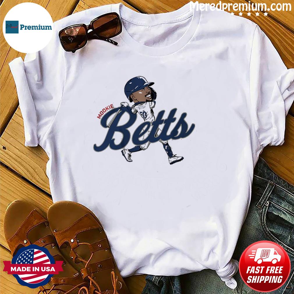 Los Angeles Dodgers Mookie Betts Caricature chibi shirt