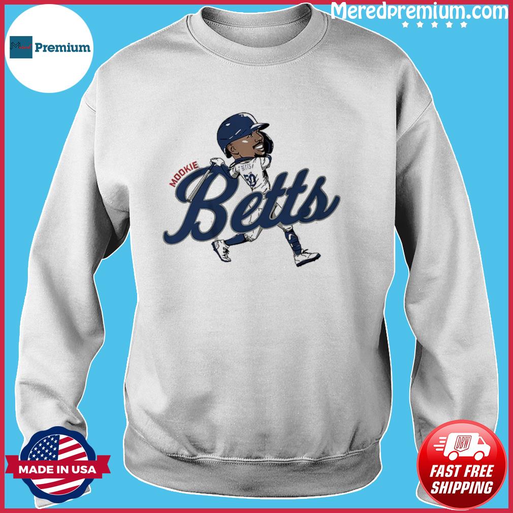 Men's Los Angeles Dodgers Mookie Betts Homage White Caricature