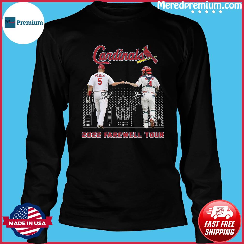 Yadier Molina No 4 St Louis Cardinals thank you for the memories shirt,  hoodie, sweater, long sleeve and tank top
