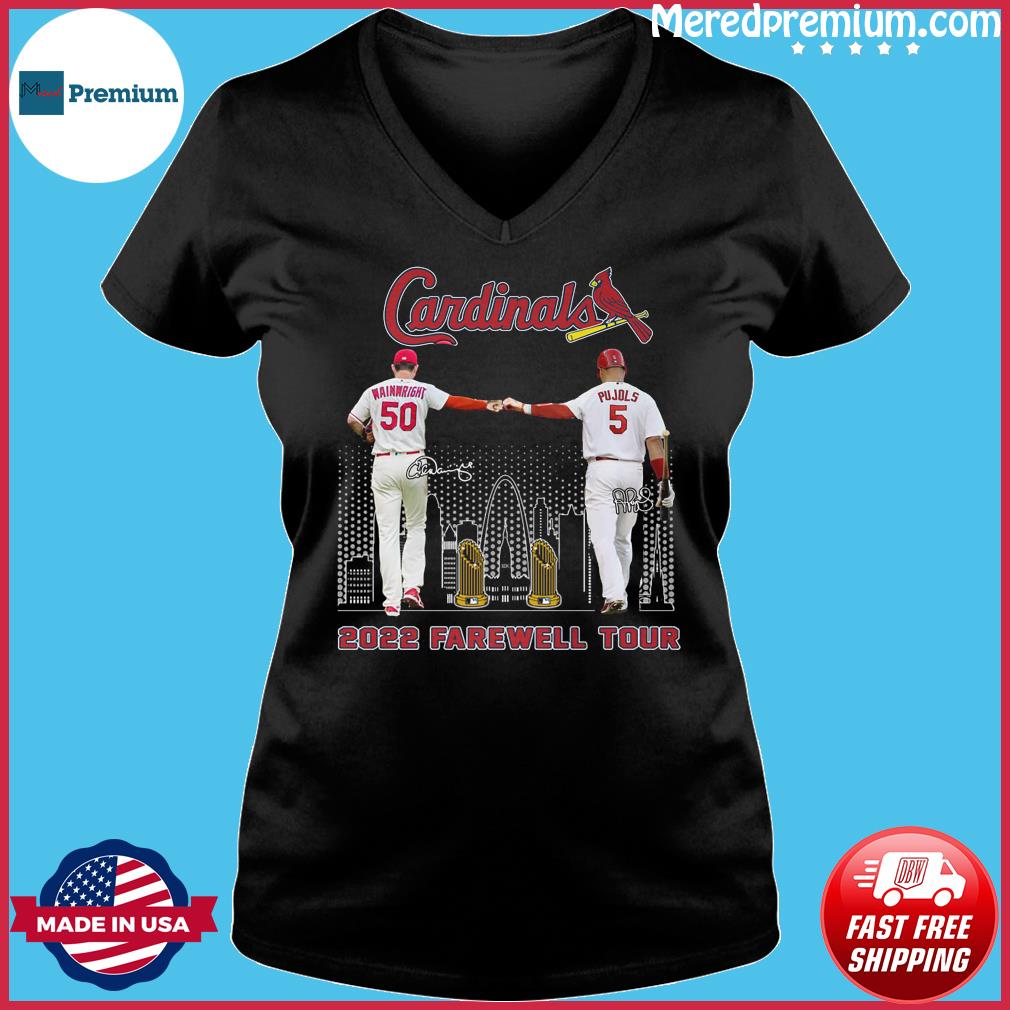 Signature Wainwright Pujols Signature The Last Dance Cardinals Number 50  And Number 4 And Number 5 Shirt, hoodie, sweater, long sleeve and tank top