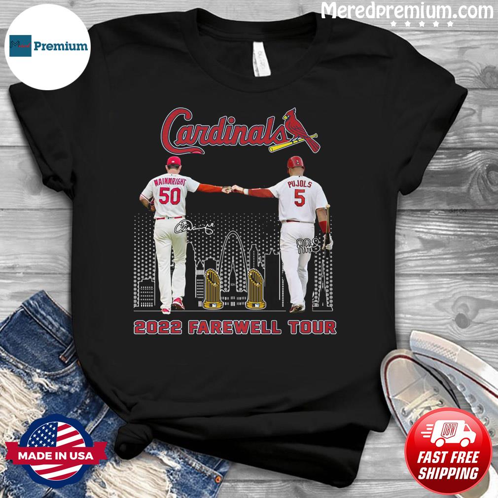 Hightlight tee Yaider Molina and Adam Wainwright Shirt The farewell to