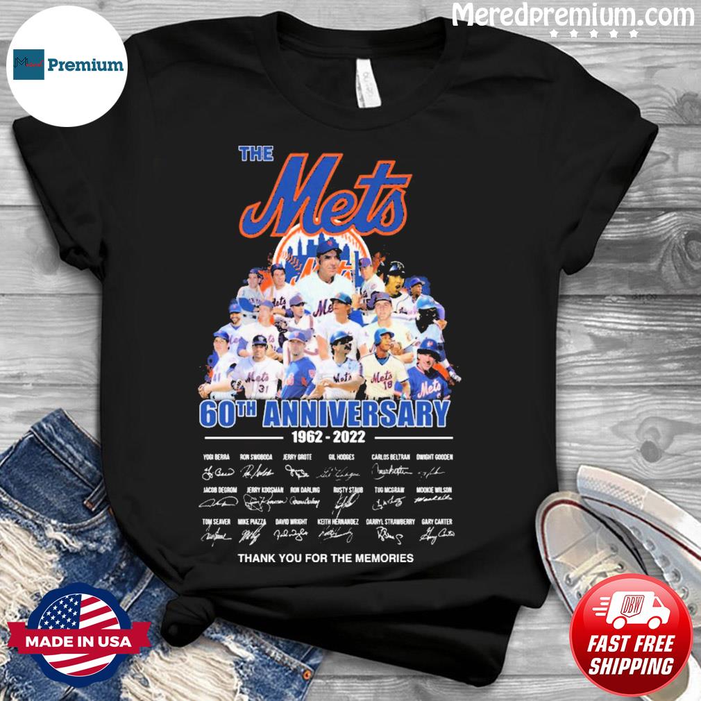 Official New york mets 60 years anniversary shirt, hoodie, sweater