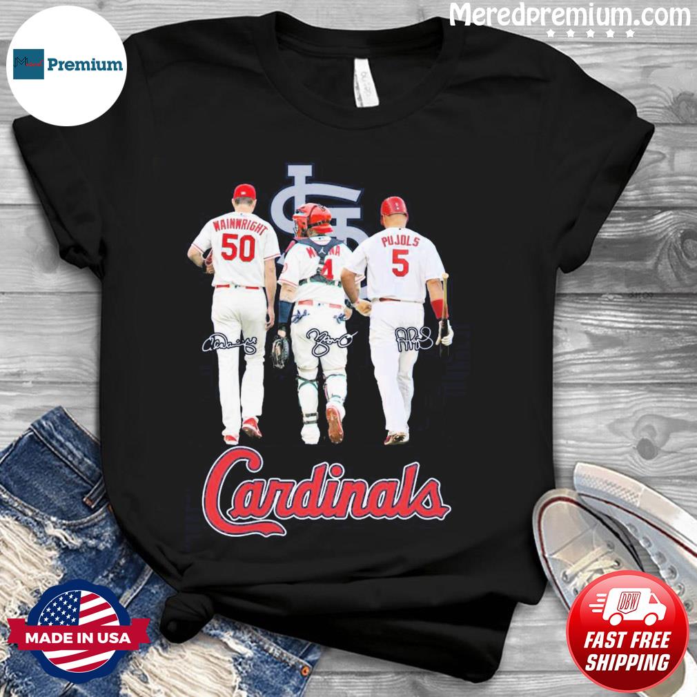 Official St Louis Cardinals Adam Wainwright Albert Pujols And Yadier Molina  2022 The Final Ride Shirt,Sweater, Hoodie, And Long Sleeved, Ladies, Tank  Top