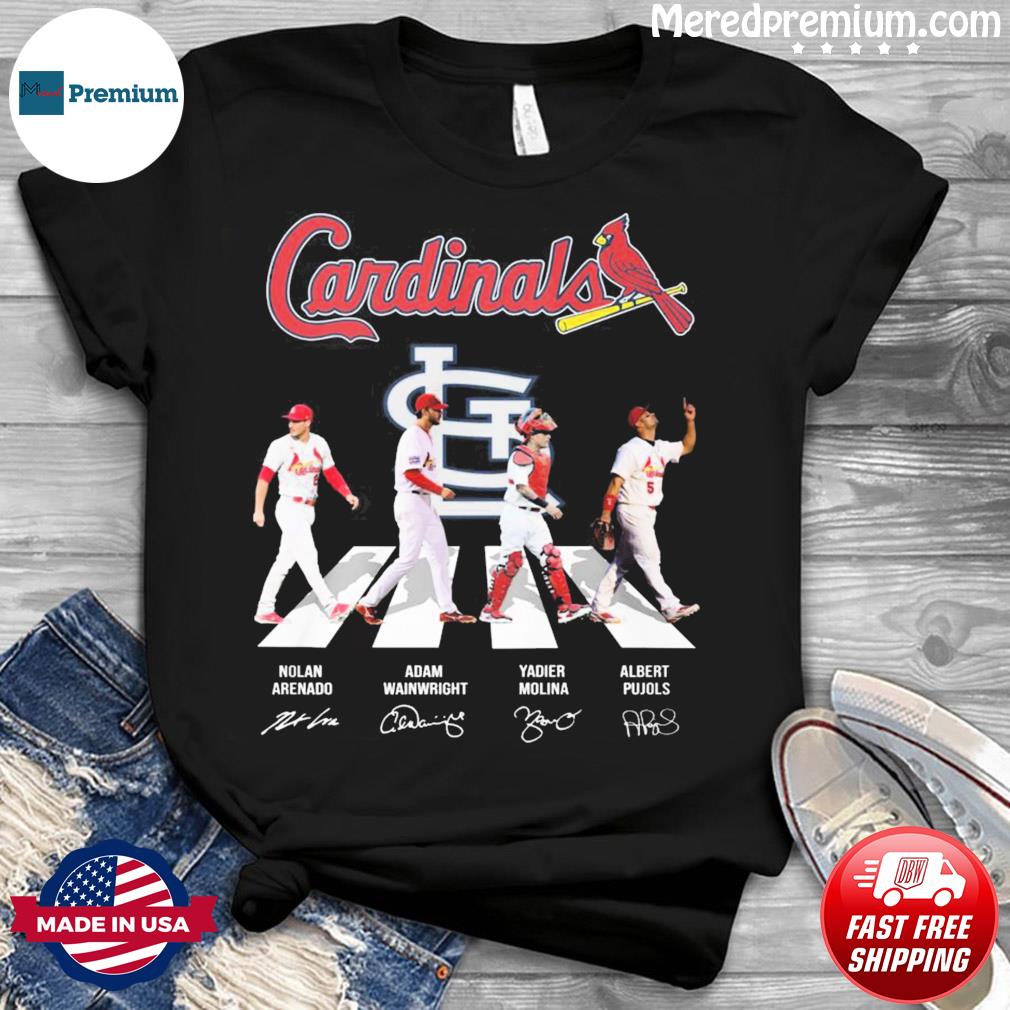 St Louis Cardinals Adam Wainwright Albert Pujols And Yadier Molina Thank  You For The Memories Signatures Shirt, hoodie, longsleeve, sweatshirt,  v-neck tee