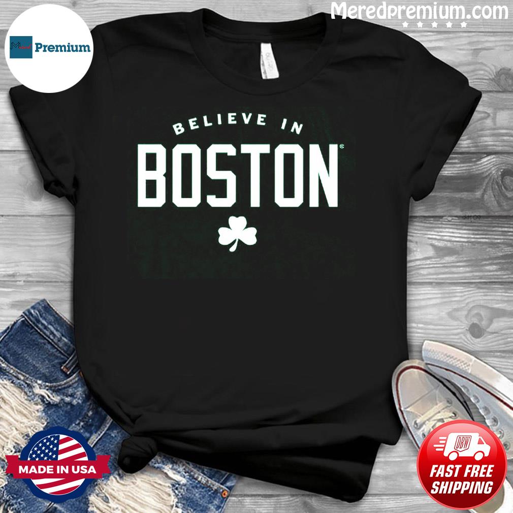 Believe In Boston Heather Irish Green T-Shirt – Sully's Brand