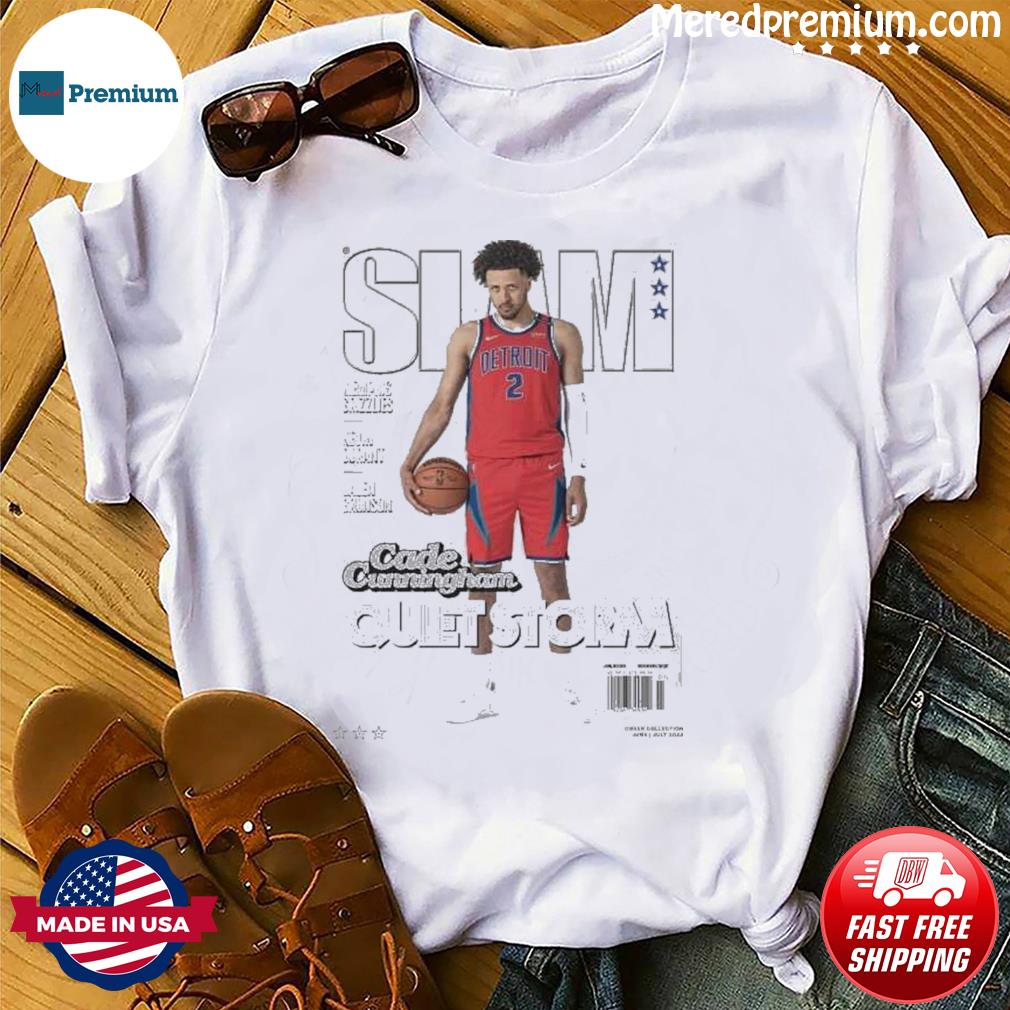 Slam Cover Cade Cunningham Quiet Storm basketball shirt, hoodie, sweater,  long sleeve and tank top