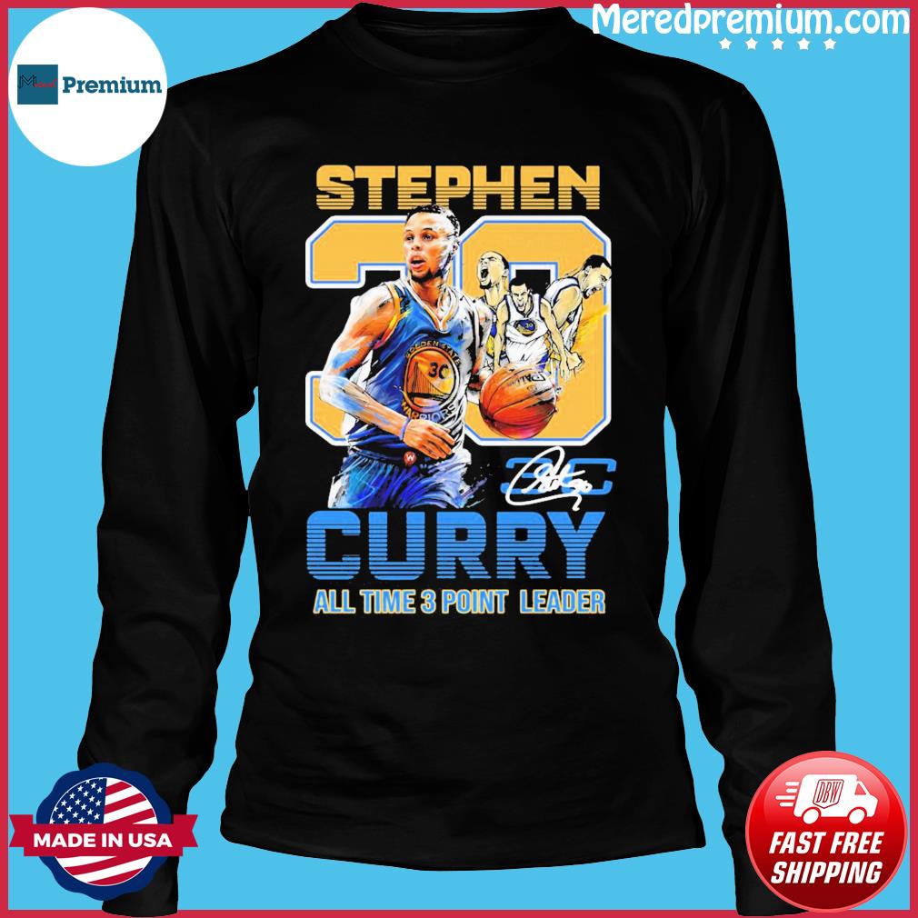 Golden State Warriors' Stephen Curry All Time 3 Point Leader T-Shirt, hoodie,  sweater, long sleeve and tank top