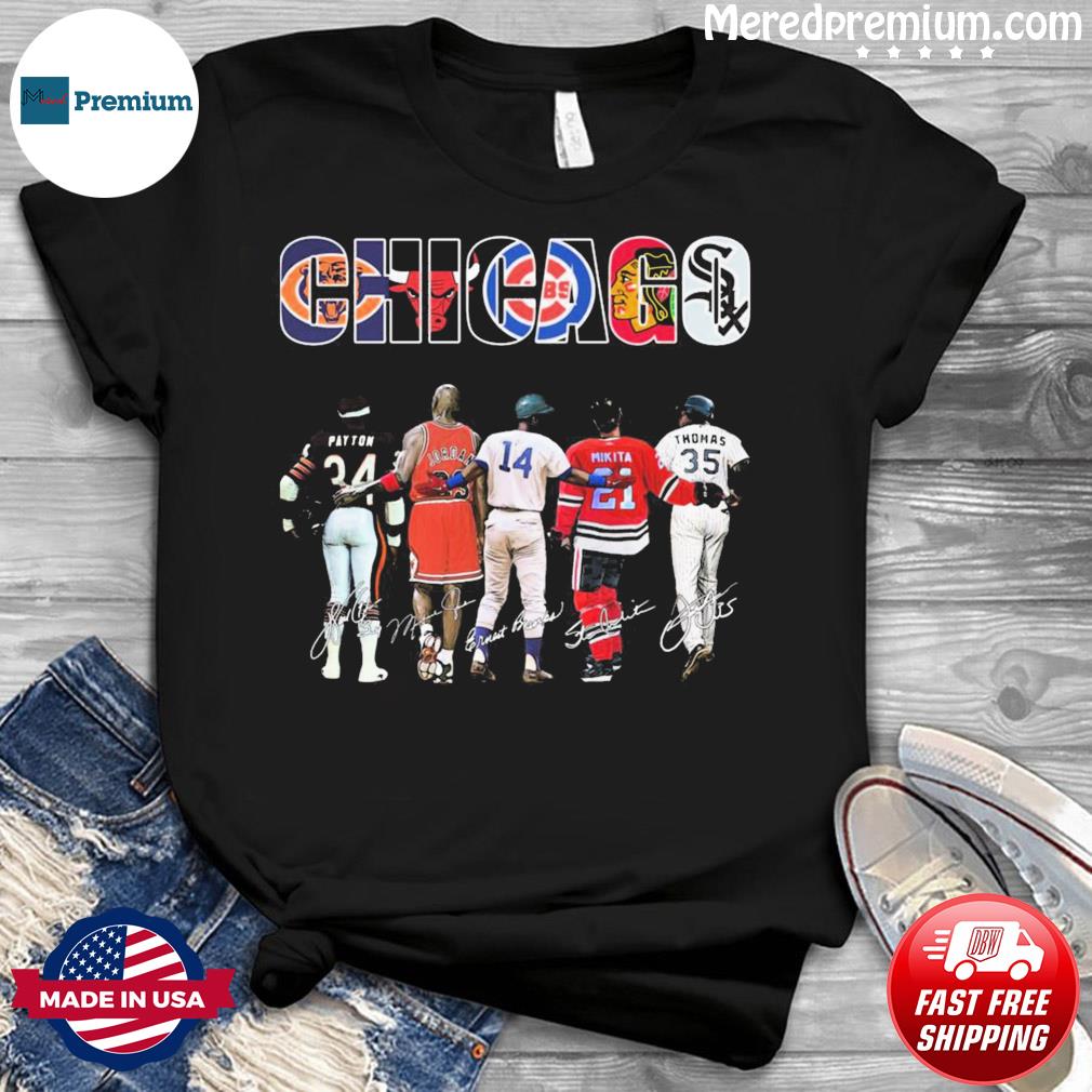 kulhydrat månedlige Antagonisme The Chicago Sports Team Players 2022 Signatures Shirt, hoodie, sweater,  long sleeve and tank top