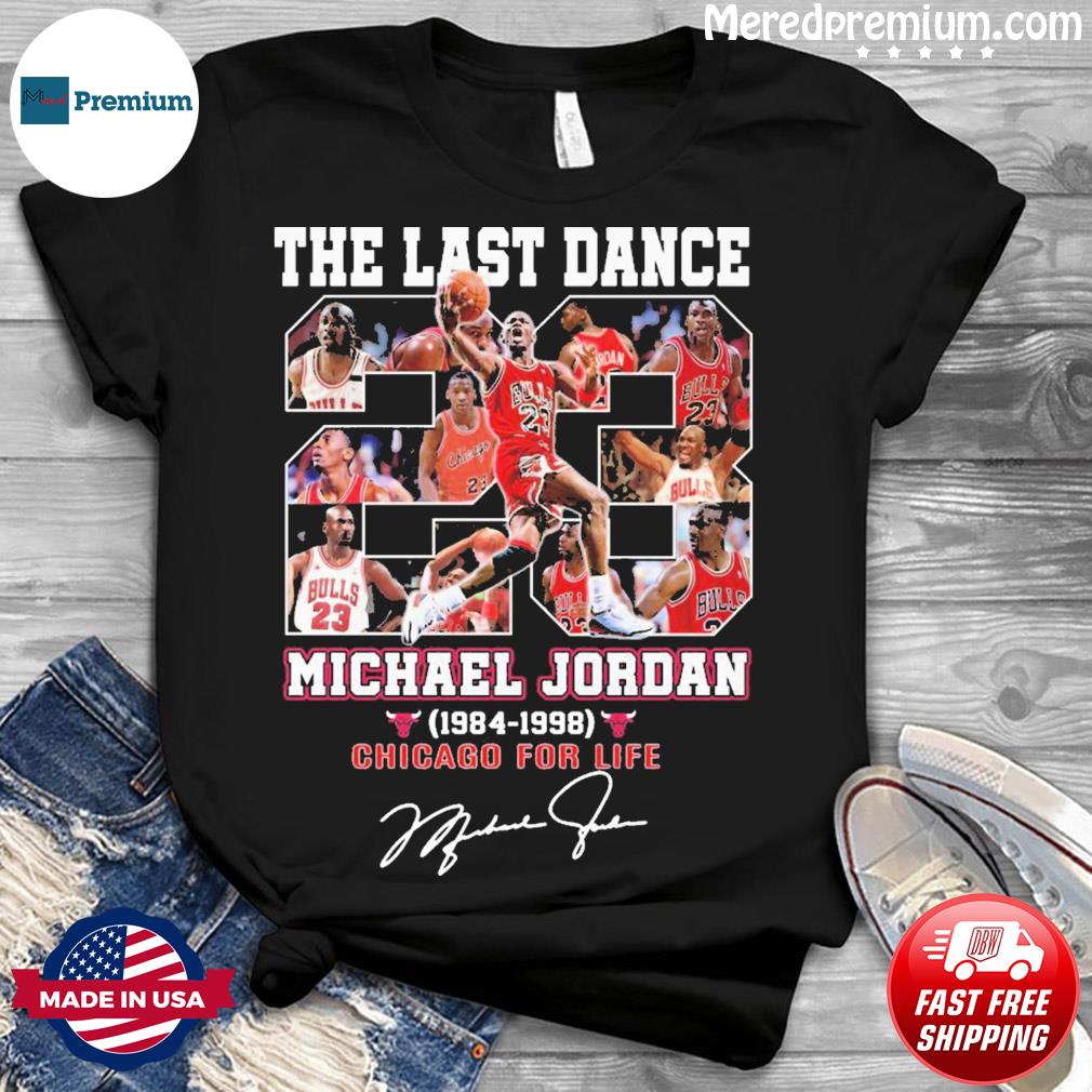 The Last Dance 23 Michael Jordan Chicago Bulls Signature T Shirt