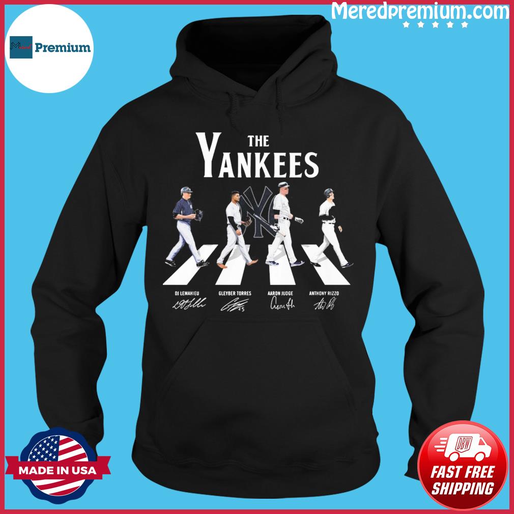 MLB The New York Yankees Baseball Team Abbey Road Signatures Shirt