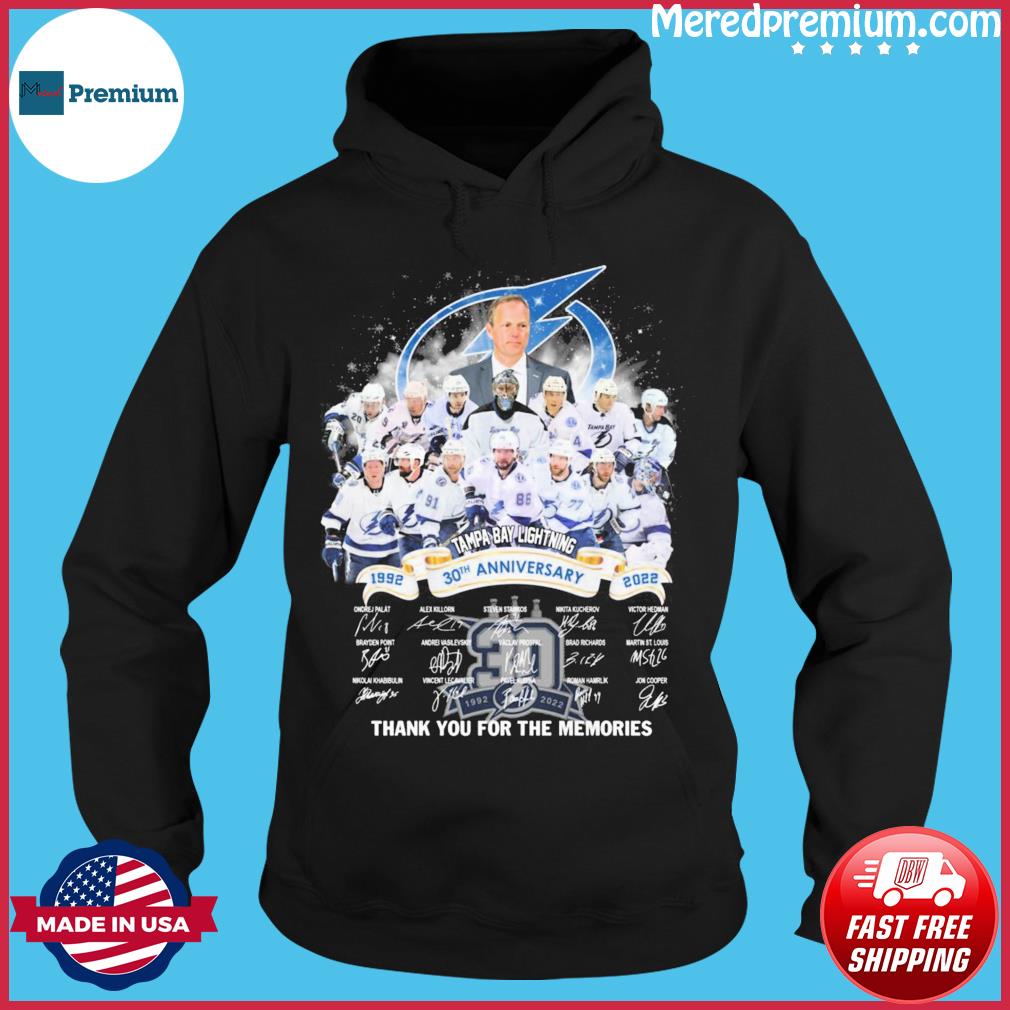 Tampa Bay Lightning 30th Anniversary logo shirt, hoodie, sweater, long  sleeve and tank top