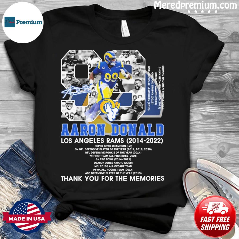 Aaron Donald 99 Los Angeles Rams Player shirt, hoodie, sweater, long sleeve  and tank top