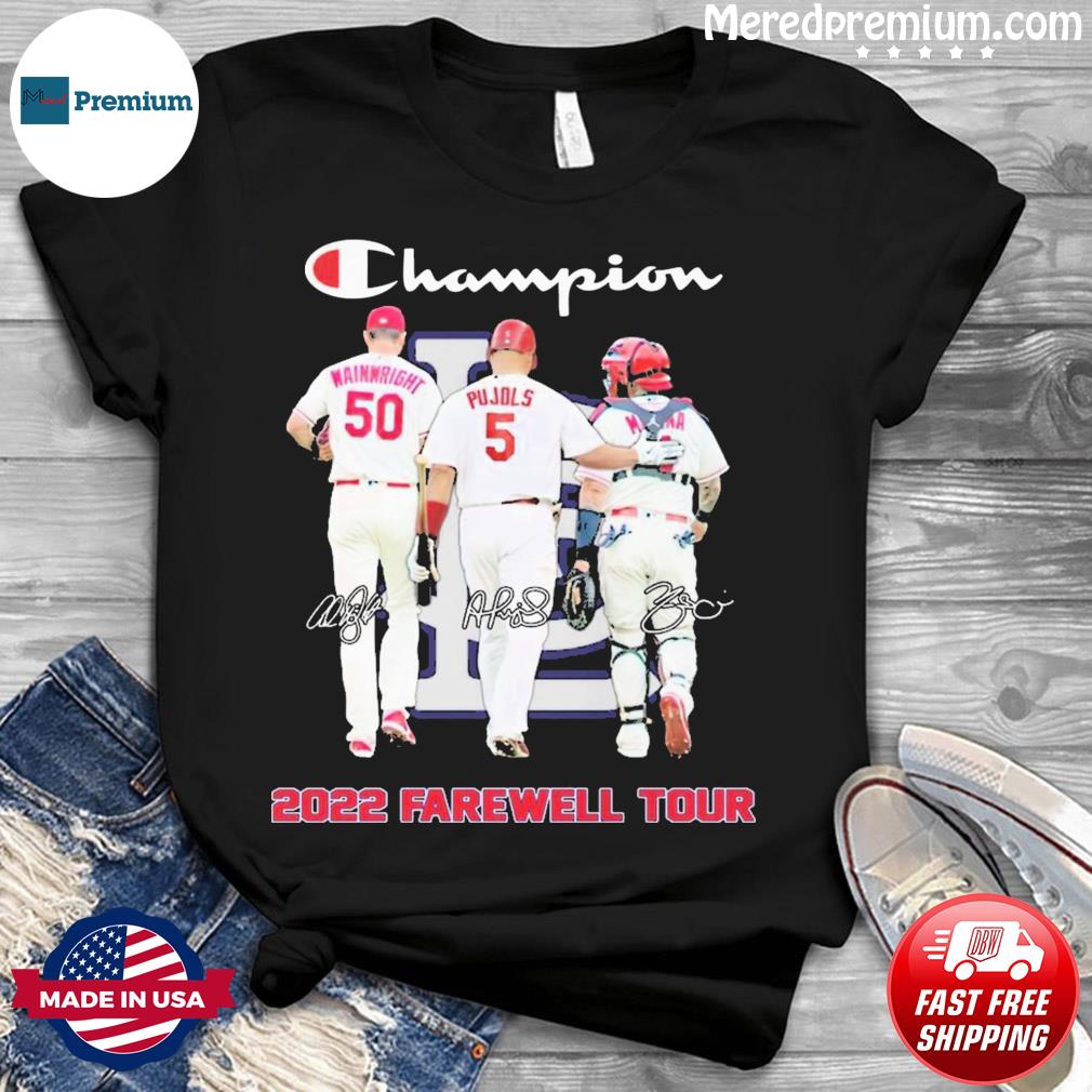 Yaider Molina and Adam Wainwright Shirt The farewell tour 2022 yadi wa –  The Mash Pit