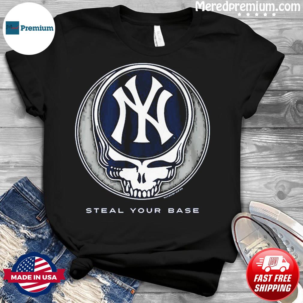 NY Yankees Grateful Dead Tshirt - ZANIAZ
