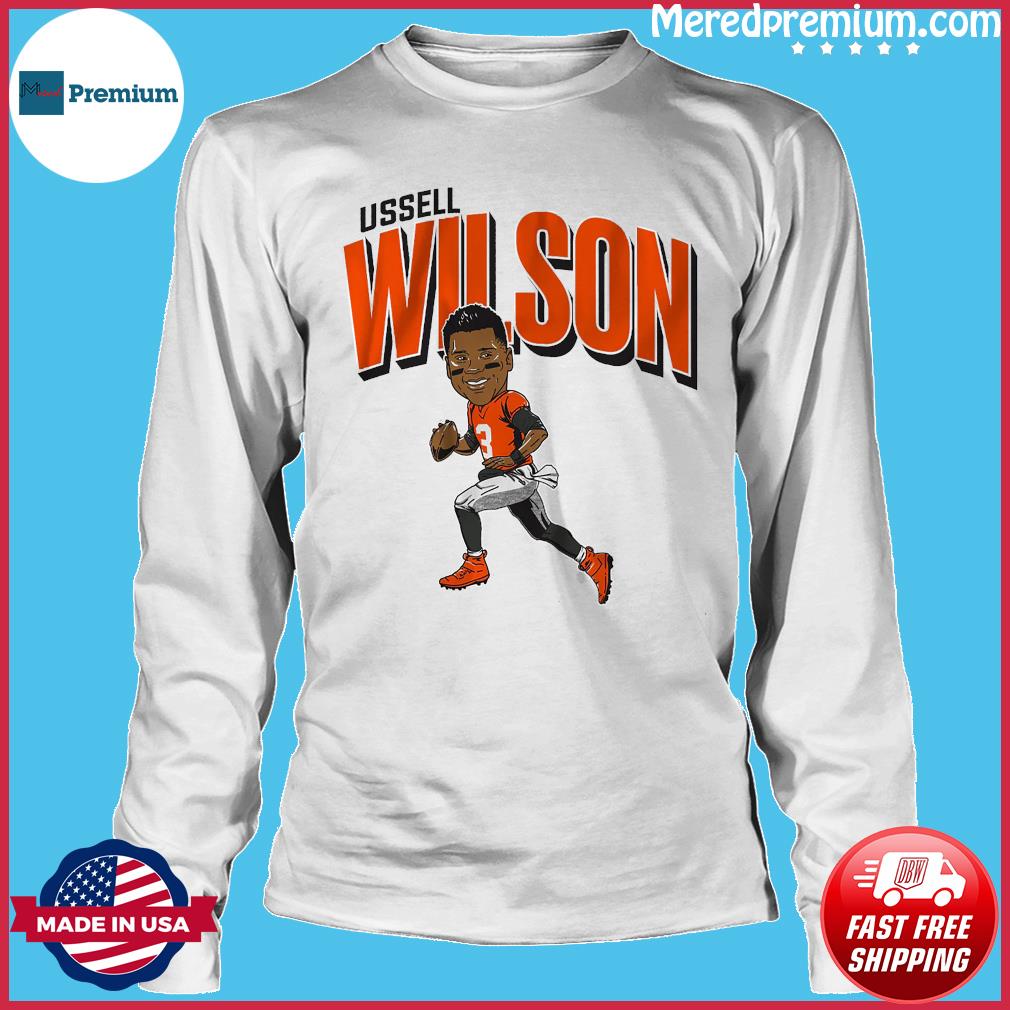 Denver Broncos Russell wilson caricature shirt, hoodie, sweater, long  sleeve and tank top