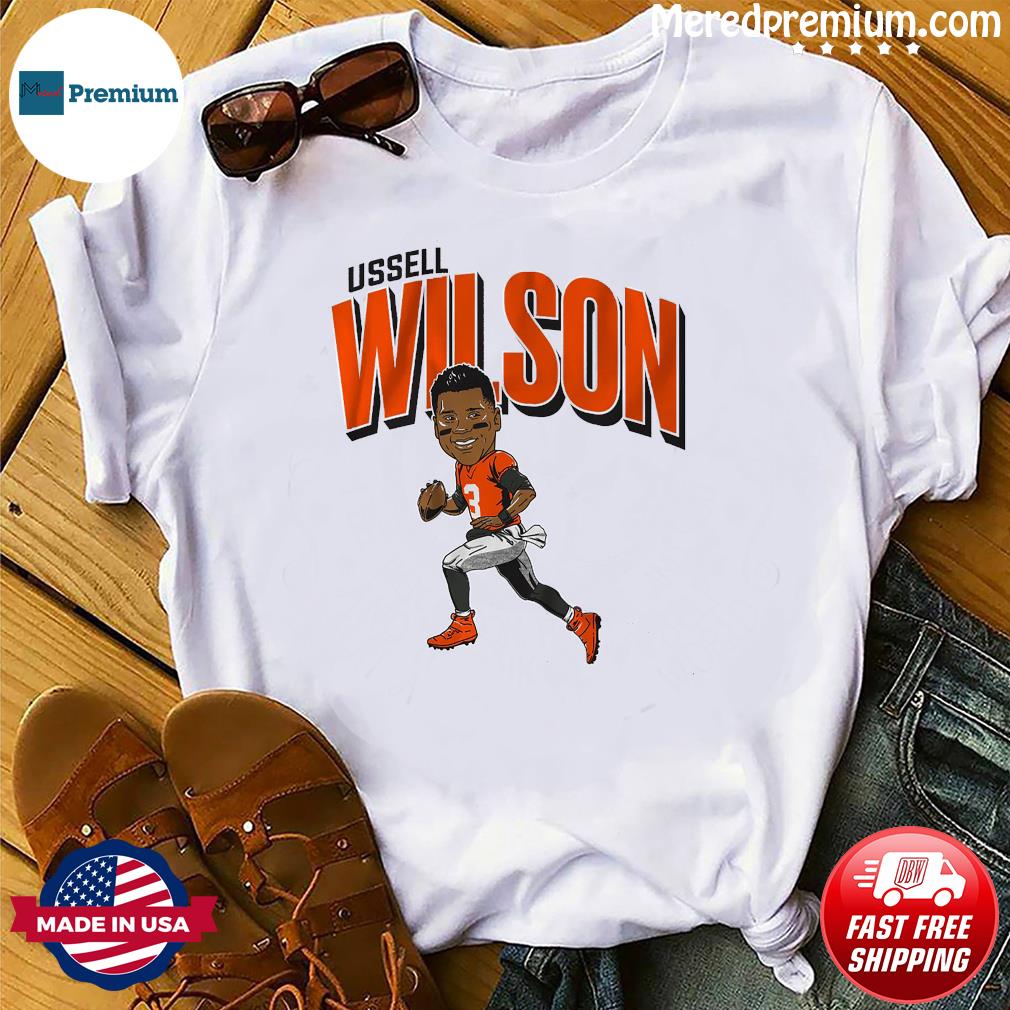 Denver Broncos Russell wilson caricature shirt, hoodie, sweater, long  sleeve and tank top