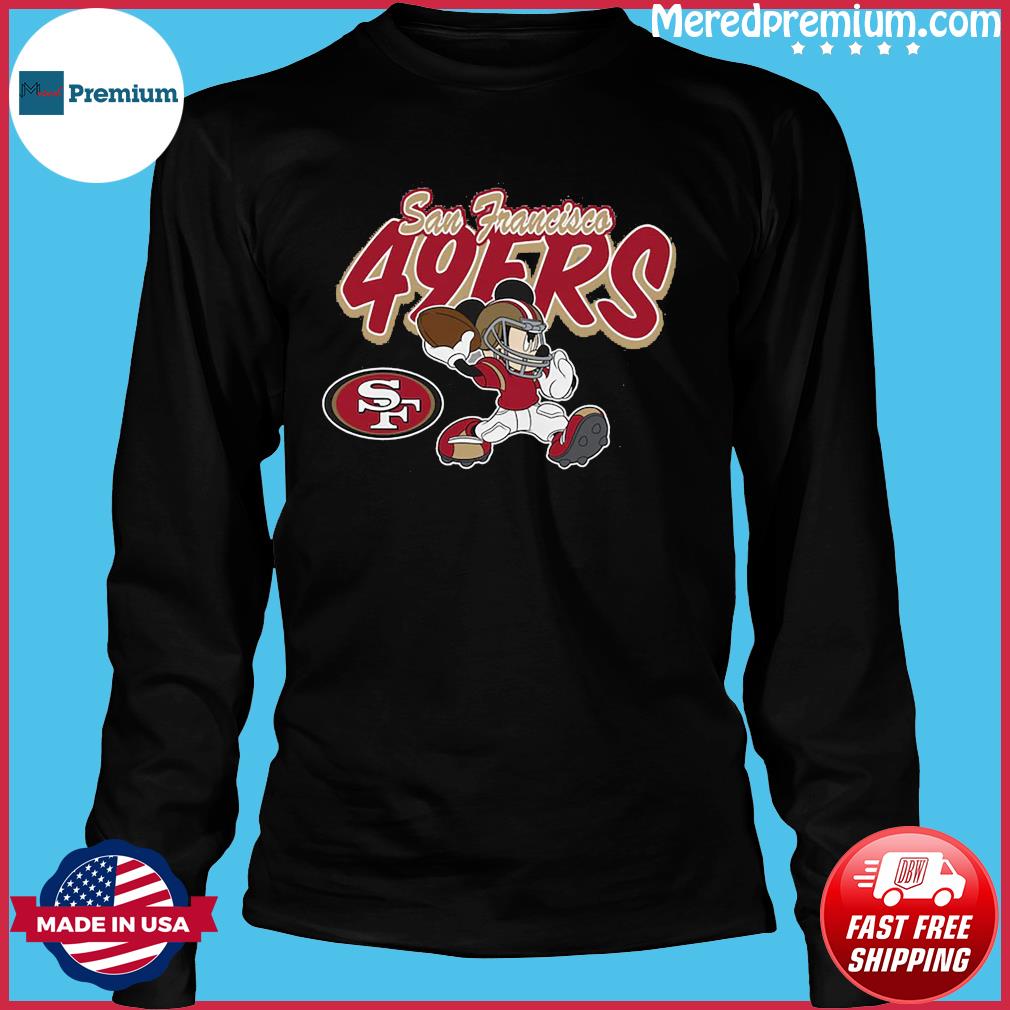 San Francisco 49ers Toddler Disney Lil Playmaker Mickey Mouse Shirt