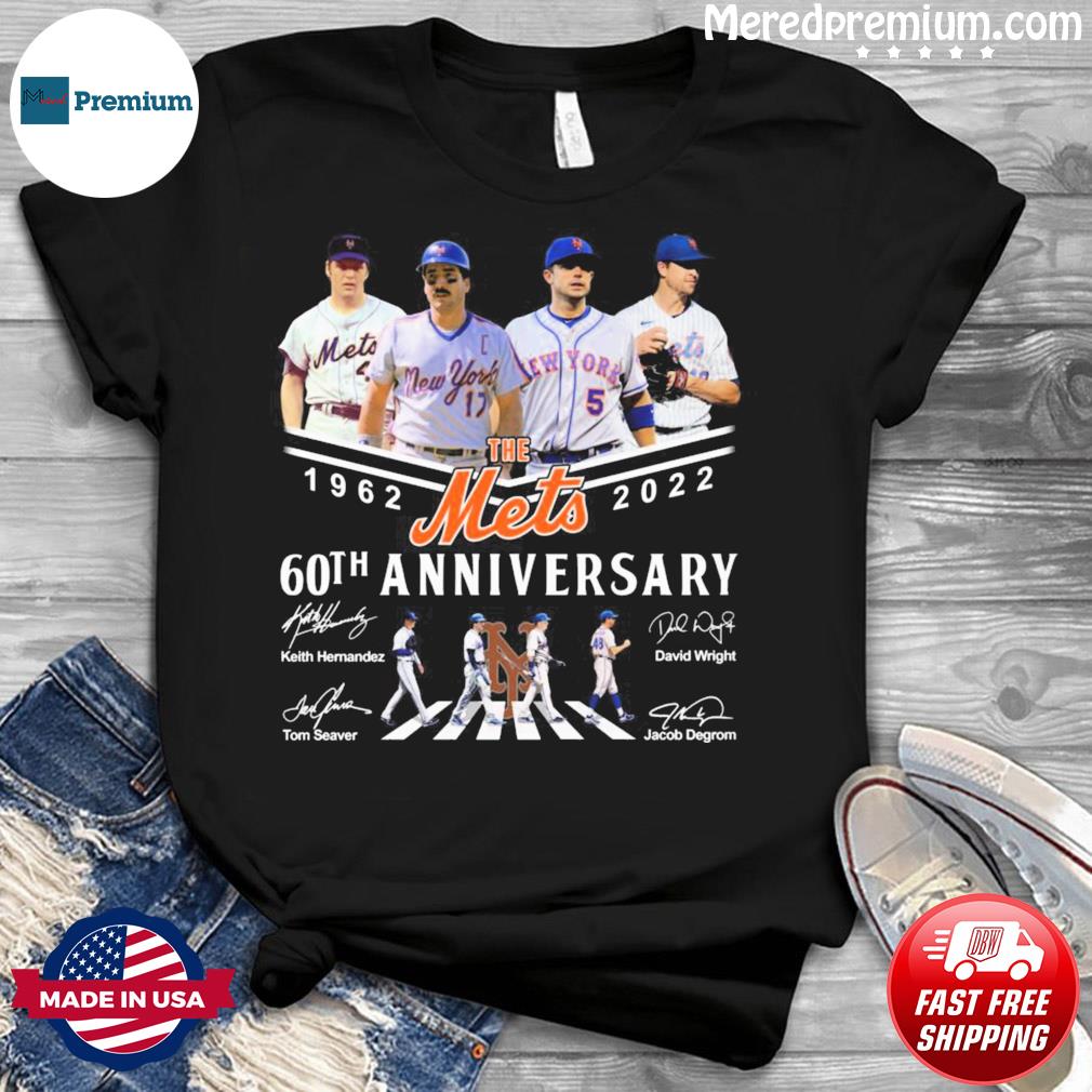 60 Years Of Mets 1962-2022 Thank You For The Memories T-Shirt