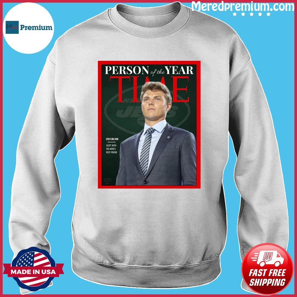 New York Jets Person of the Year Time Zach Wilson shirt, hoodie, sweater,  long sleeve and tank top