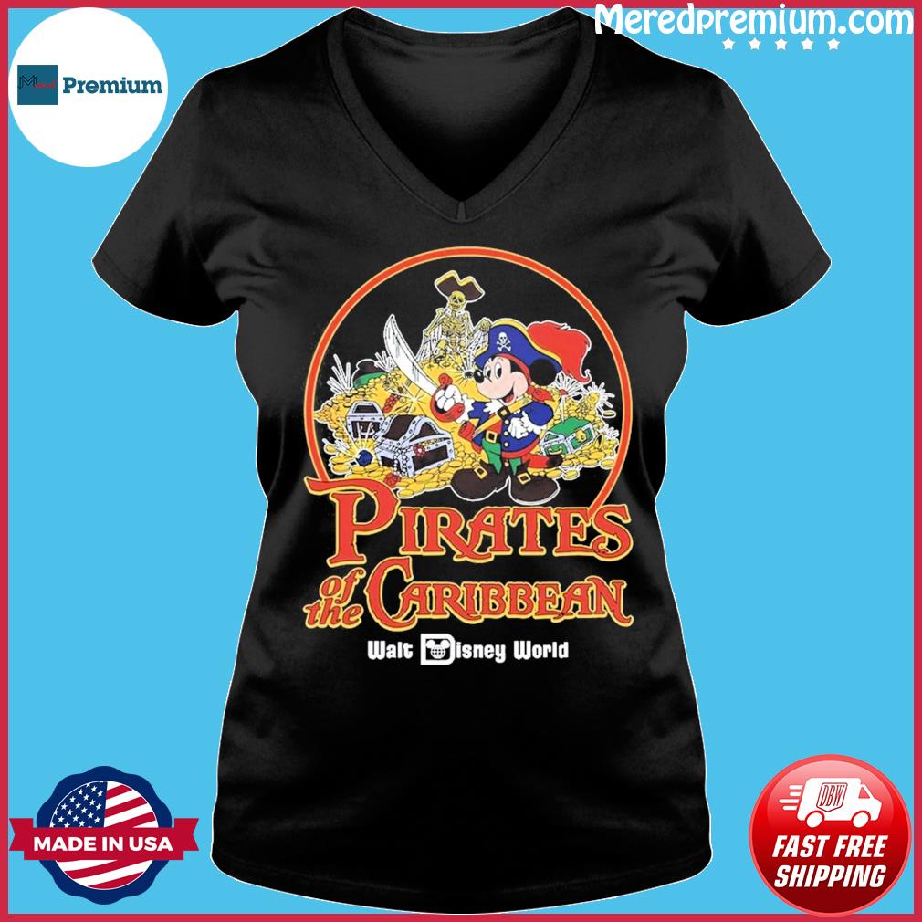 Walt Disney World Mickey Pirate Pirates of the Caribbean Shirt