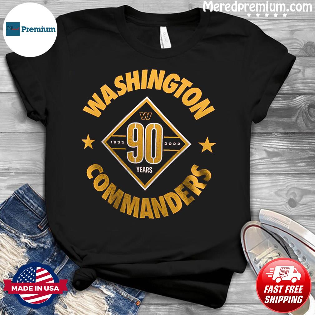 Washington Commanders 90 Years Shirt, hoodie, sweater, long sleeve and tank  top