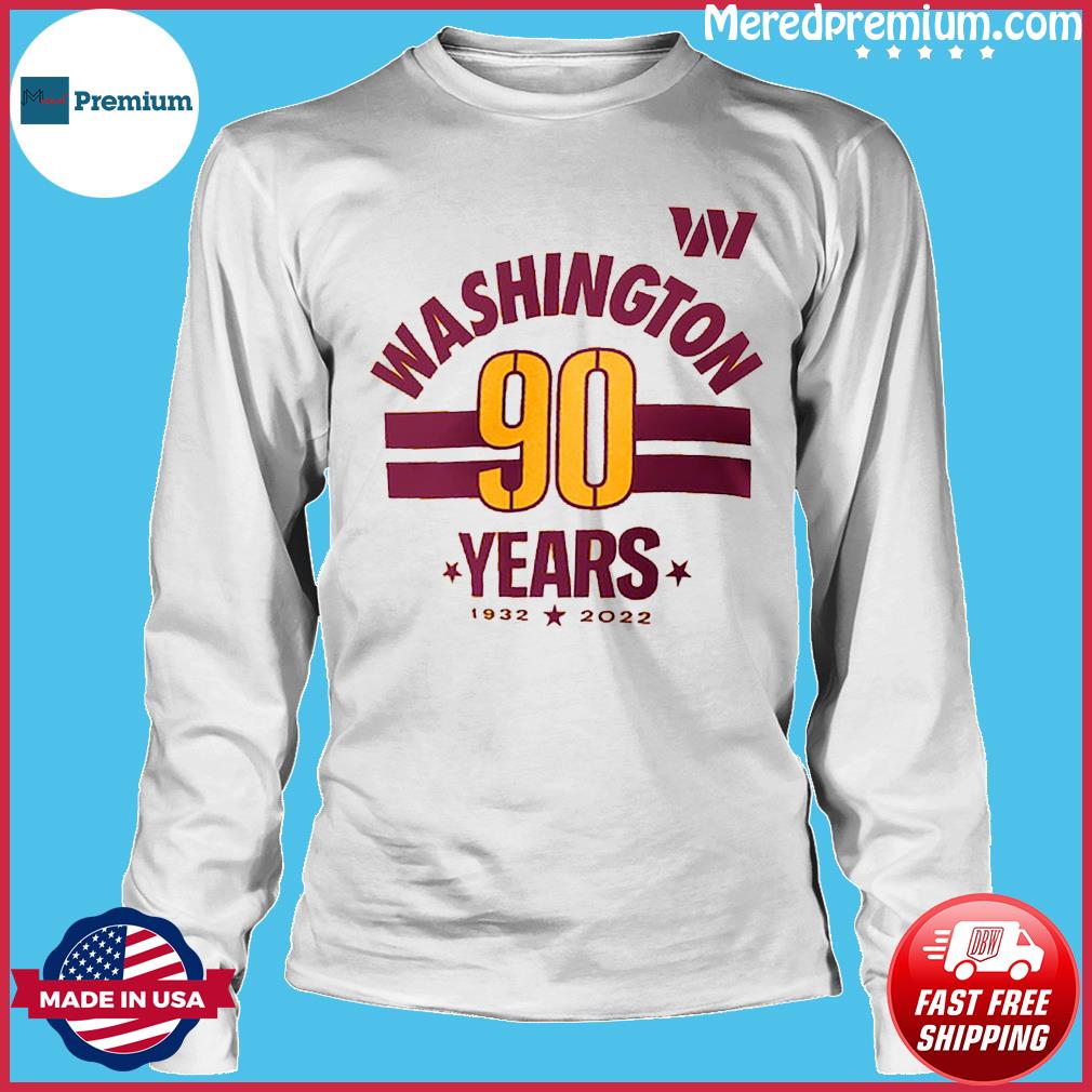 Washington Commanders 90th Anniversary T-Shirt, hoodie, sweater