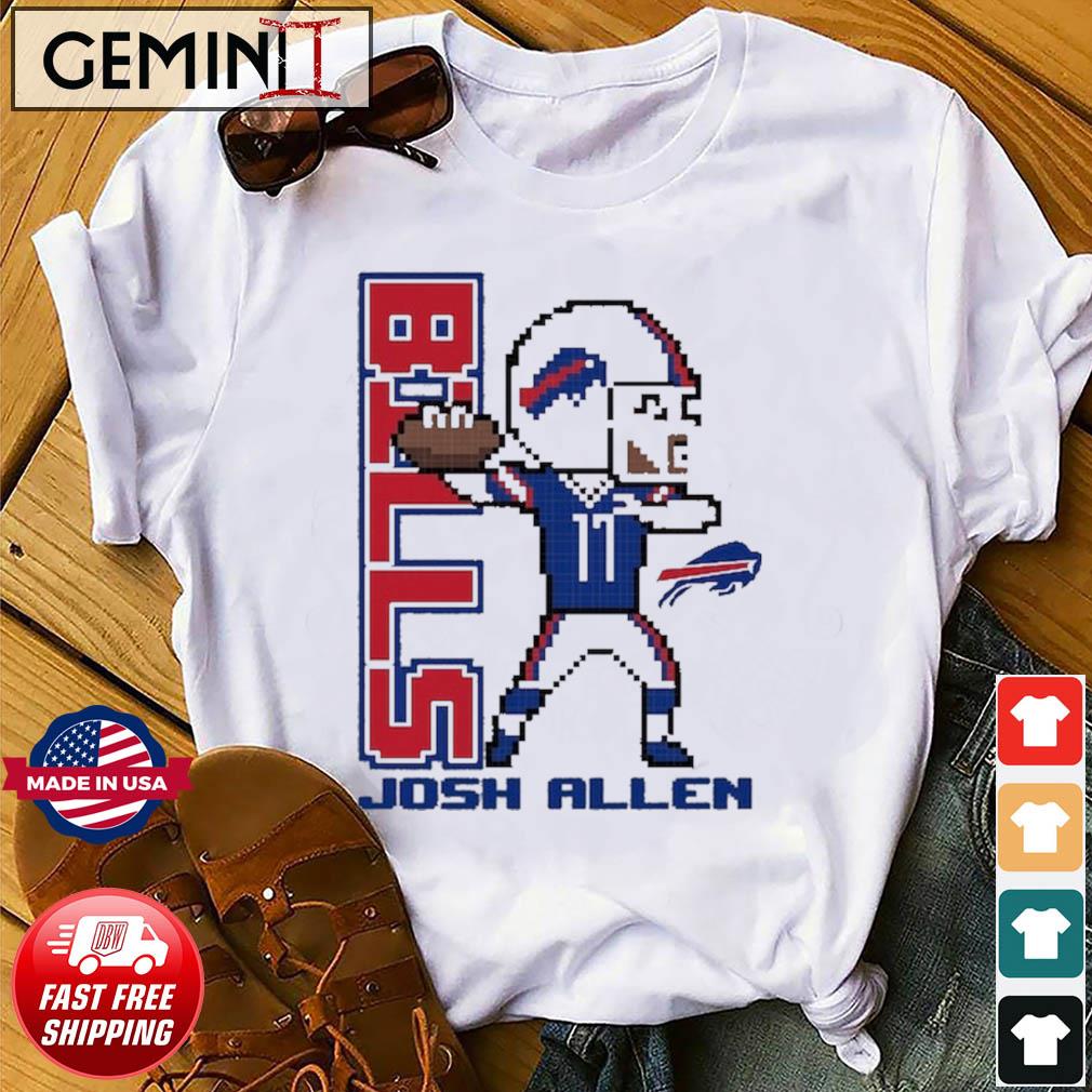 Official Josh Allen Buffalo Bills Youth Pixel Player 2.0 T-Shirt, hoodie,  sweater, long sleeve and tank top