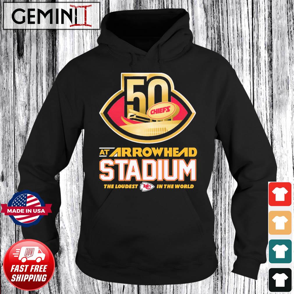 50 Years at Arrowhead Stadium shirt, hoodie, sweater, long sleeve and tank  top