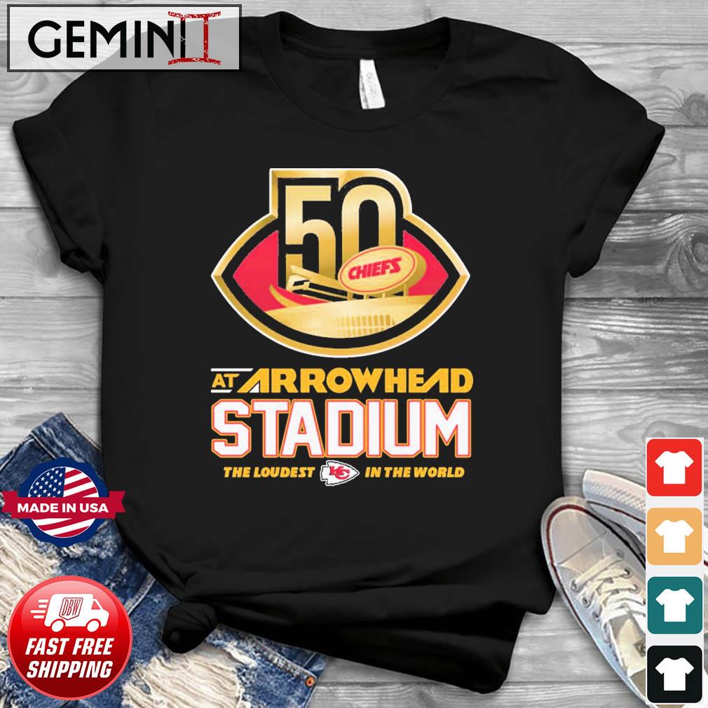 50 Years at Arrowhead Stadium shirt, hoodie, sweater, long sleeve and tank  top