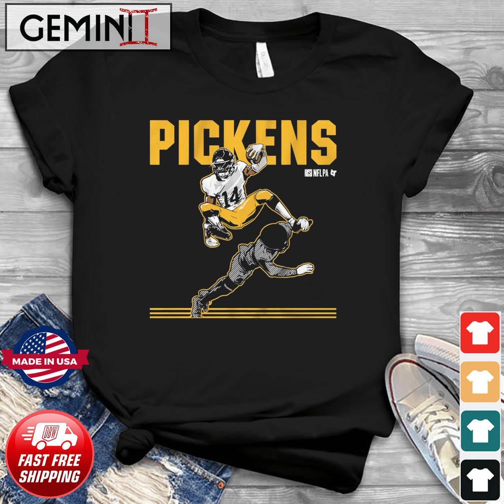 George Pickens Hurdle T-Shirt - Pittsburgh Steelers - Skullridding